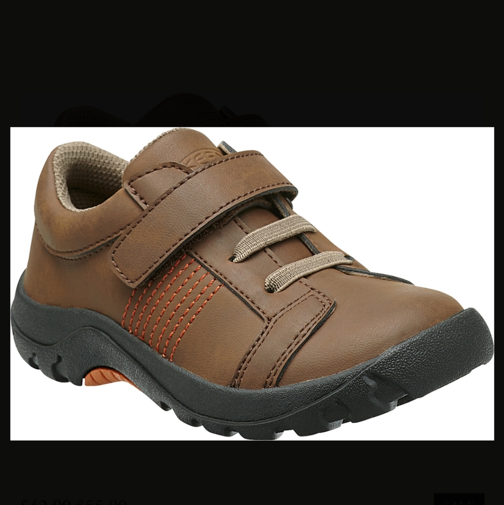 Keen Austin II Shoes Leather Oxford Brown Orange Water Resistant New in Box 11 - Picture 10 of 10